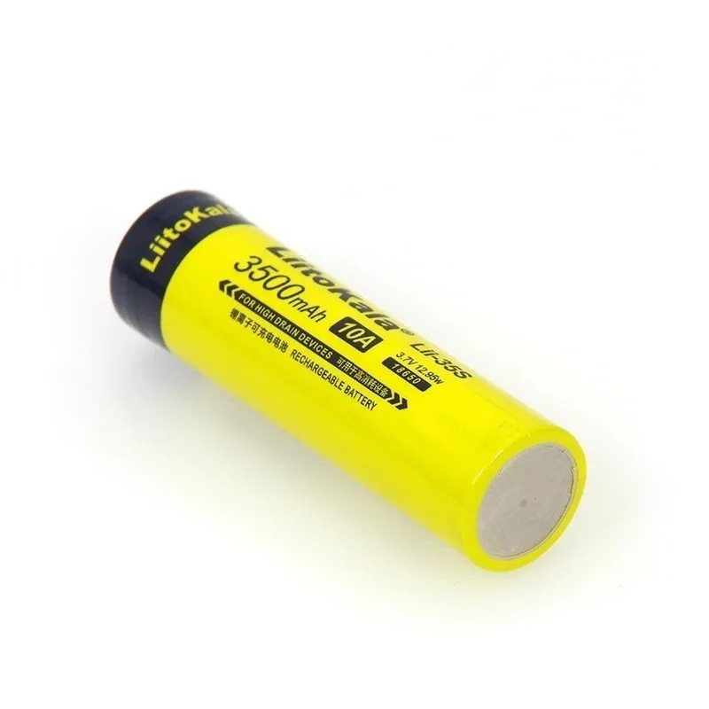 

Аккумулятор 18650 LiitoKala 35S 3500 mah, Желтый, Lii-35S