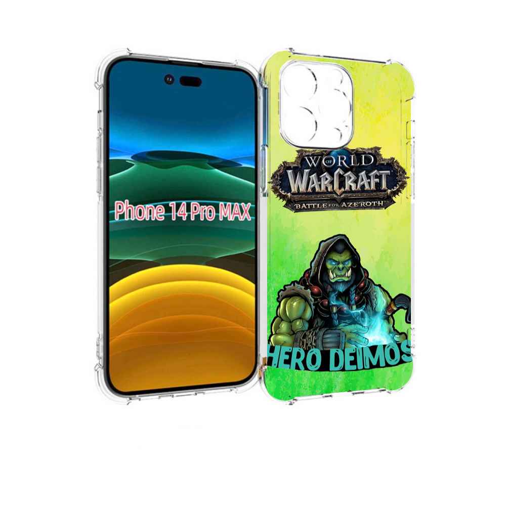 

Чехол MyPads world-of-warcraft мужской для iPhone 14 Pro Max, Прозрачный, Tocco