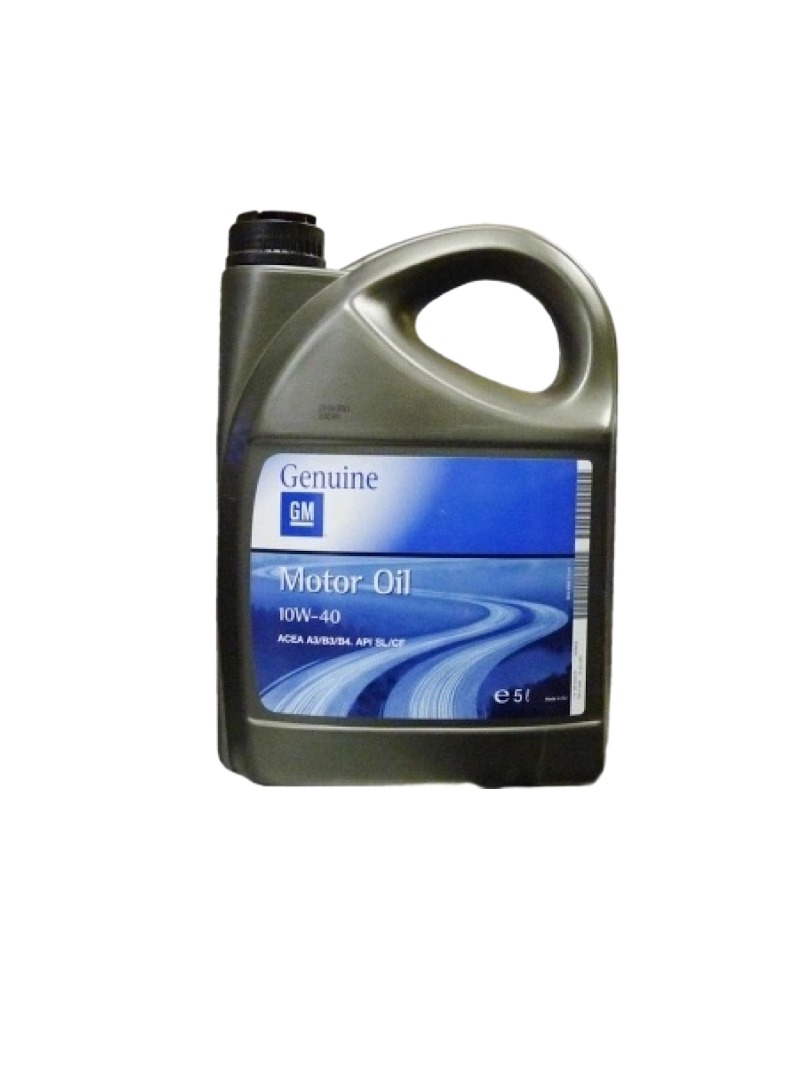 Моторное масло GM Motor Oil 10W-40 полусинтетическое 5 л 93165216