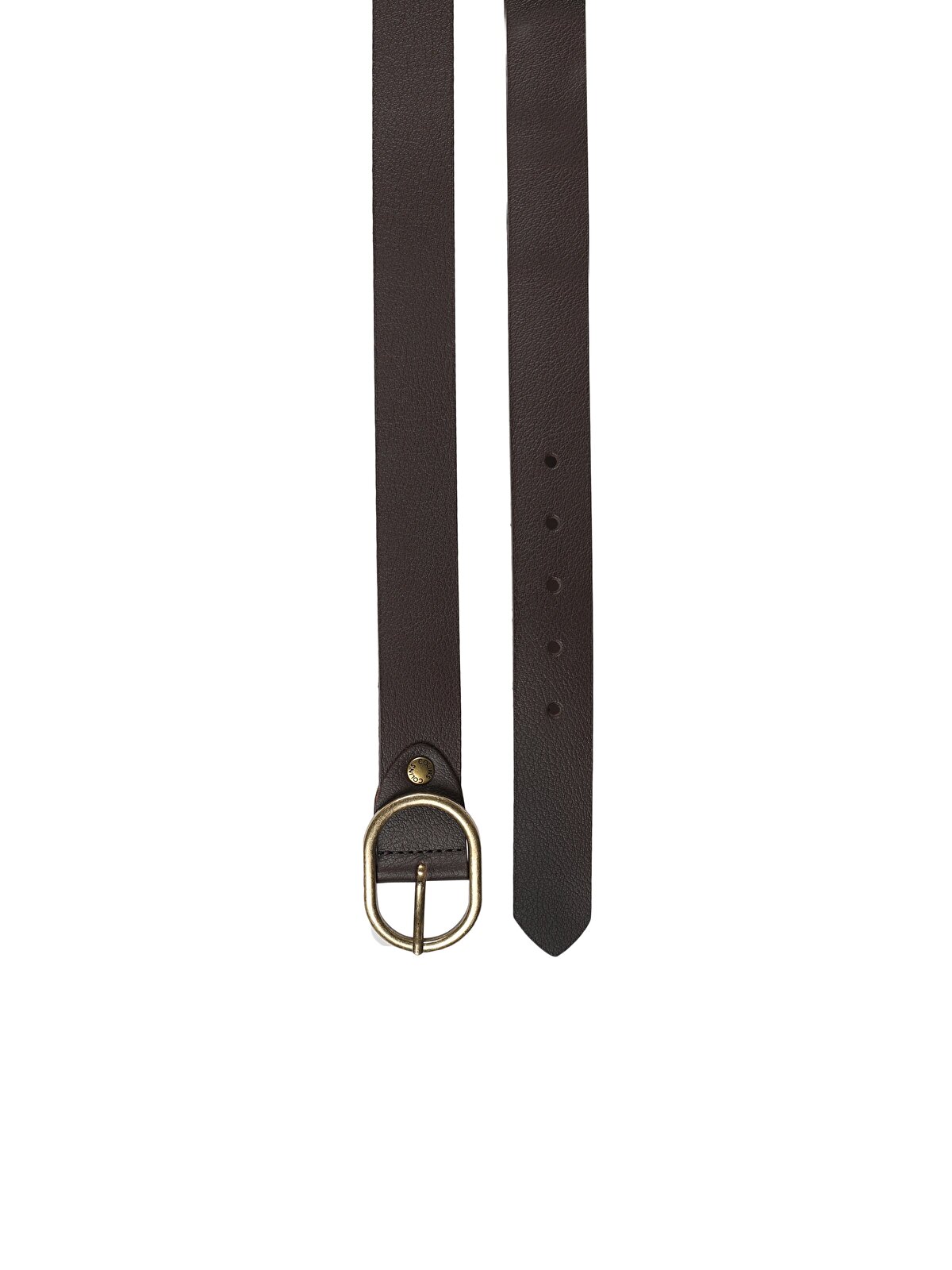 Ремень женский Colins CL1054097 коричневый, 80 см