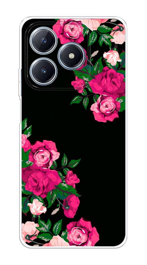 

Чехол Homey на Realme C63 "Розы фуксия", Черный;розовый;зеленый, 2517350-1