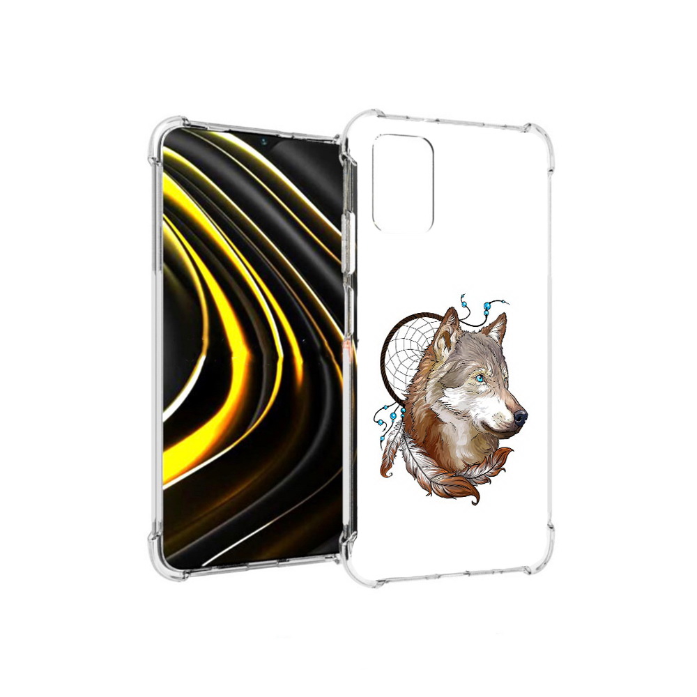 

Чехол MyPads Tocco для Xiaomi Poco M3 волк и ловец снов (PT156204.280.269), Прозрачный, Tocco