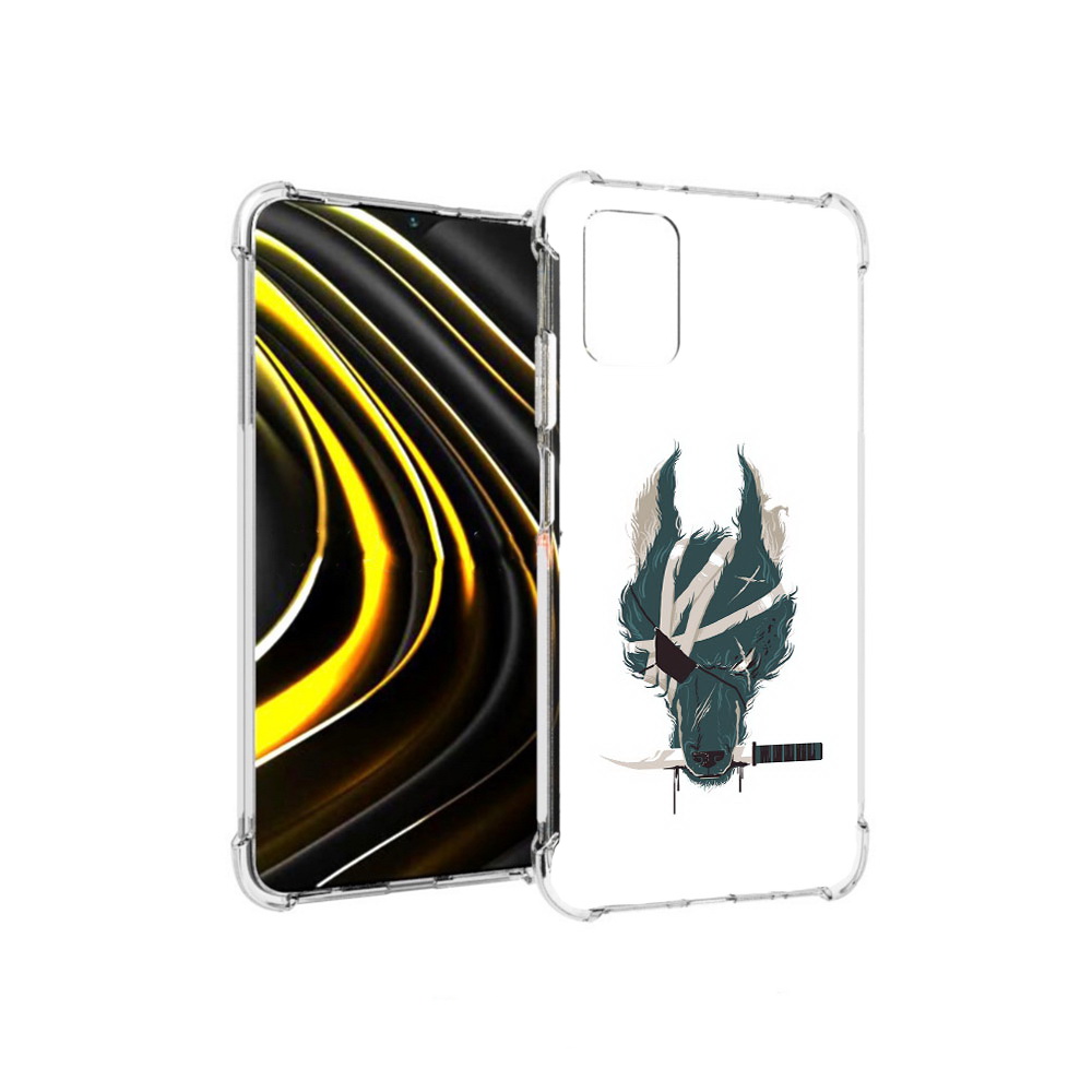 

Чехол MyPads Tocco для Xiaomi Poco M3 волк-разбойник (PT156204.280.271), Прозрачный, Tocco