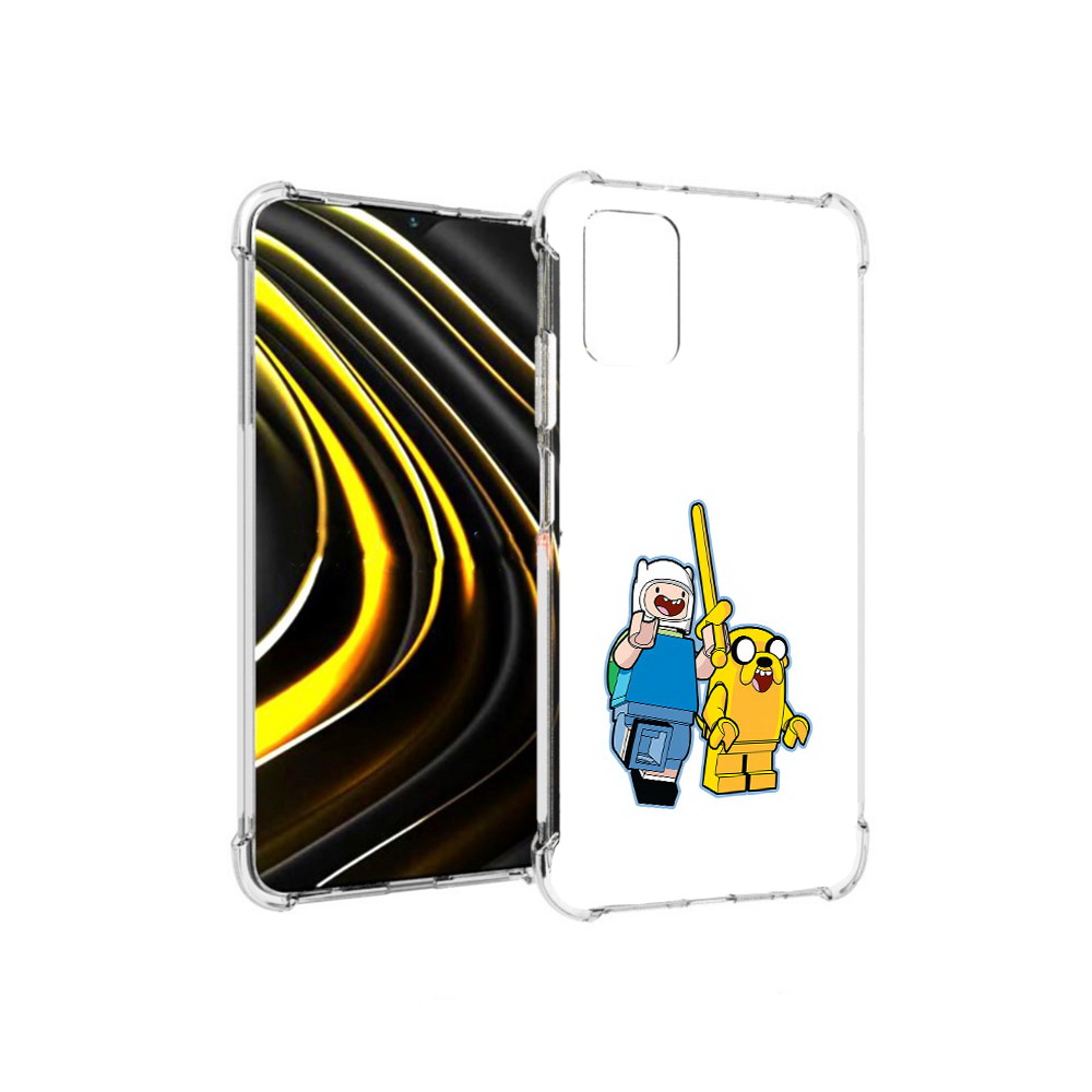 

Чехол MyPads Tocco для Xiaomi Poco M3 время приключений лего (PT156204.280.274), Прозрачный, Tocco