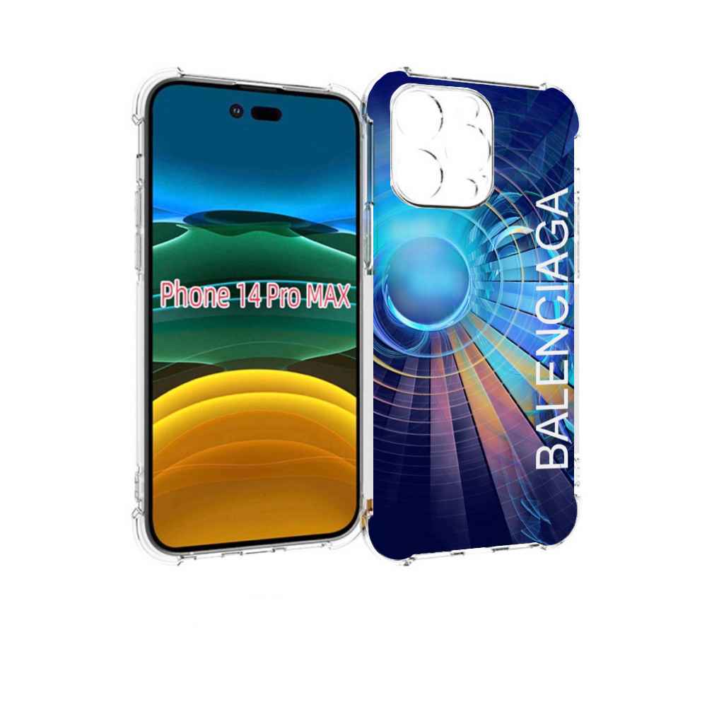 

Чехол MyPads Баленсиага-абстракция для iPhone 14 Pro Max, Прозрачный, Tocco