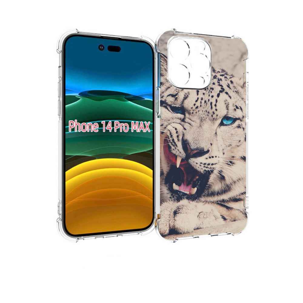 

Чехол MyPads Барсюня для iPhone 14 Pro Max, Прозрачный, Tocco