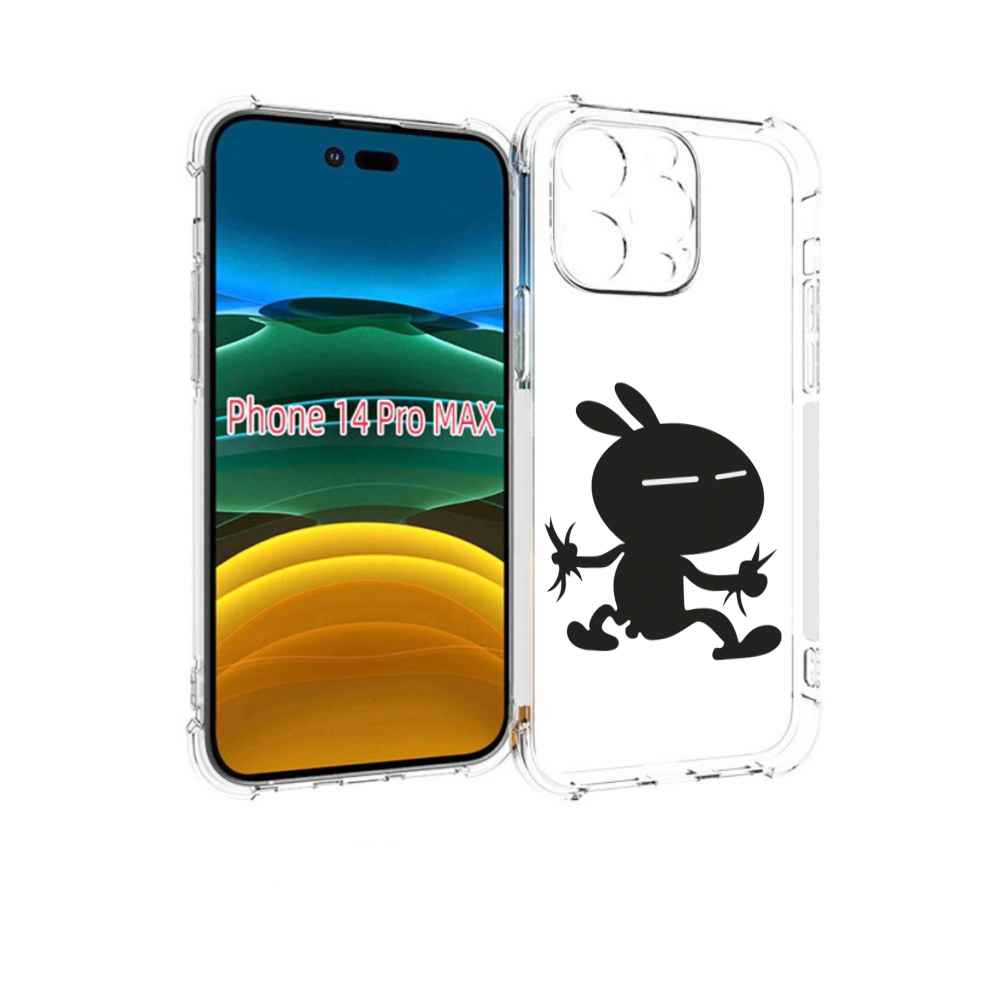 

Чехол MyPads Боец для iPhone 14 Pro Max, Прозрачный, Tocco