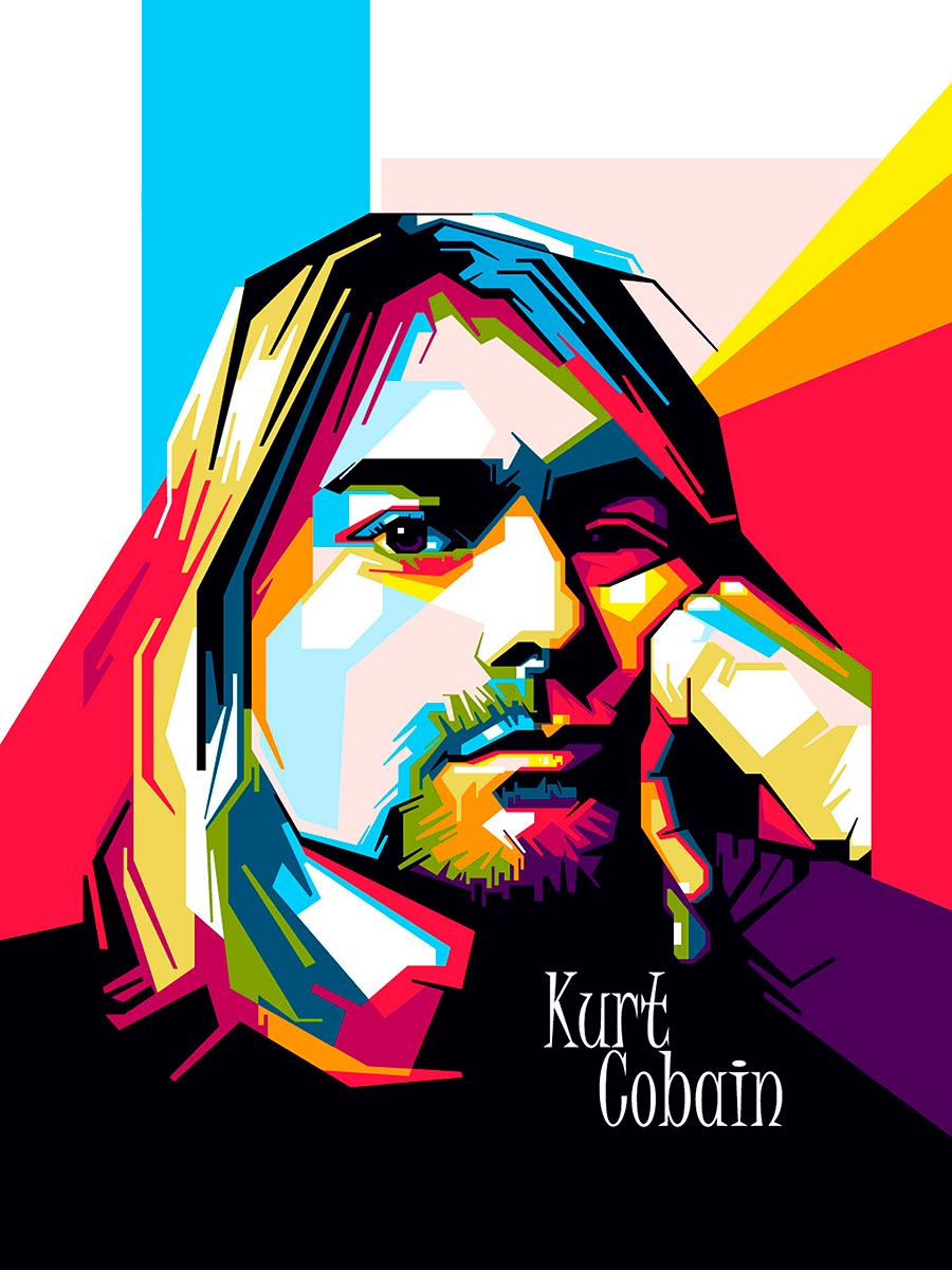 

Постер DRABS А3 Pop art Cobain