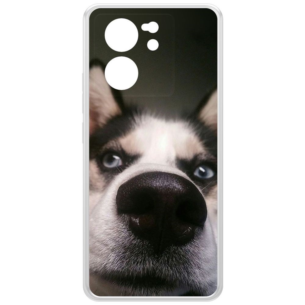 

Чехол-накладка Krutoff Clear Case Нос для Xiaomi 13T Pro, Прозрачный
