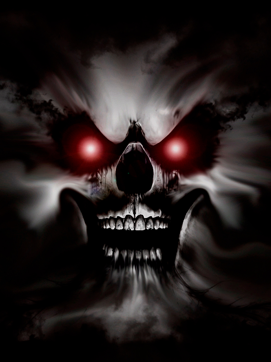 

Постер DRABS А3 Skull on sky