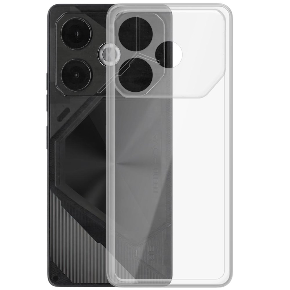 

Чехол-накладка Krutoff Clear Case для Tecno Pova 6/6 Pro, Прозрачный