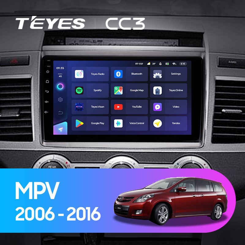 Штатная магнитола Teyes CC3 432 Mazda MPV LY 2006-2016 3793200₽