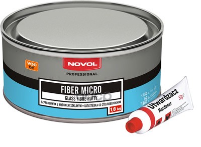 Шпатлевка Со Стекловолокном Novol Fiber Micro 1,8 Кг Novol арт. 1235