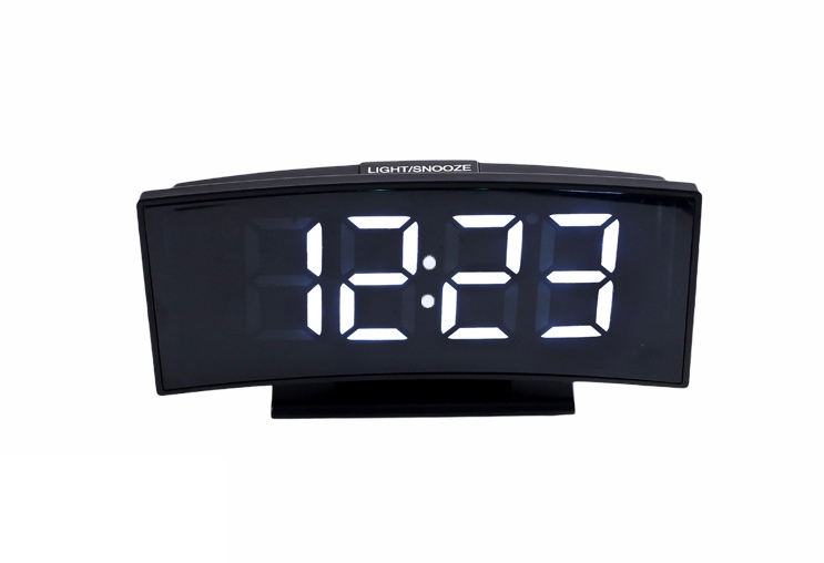 Часы-будильник с LED дисплеем с большими цифрами