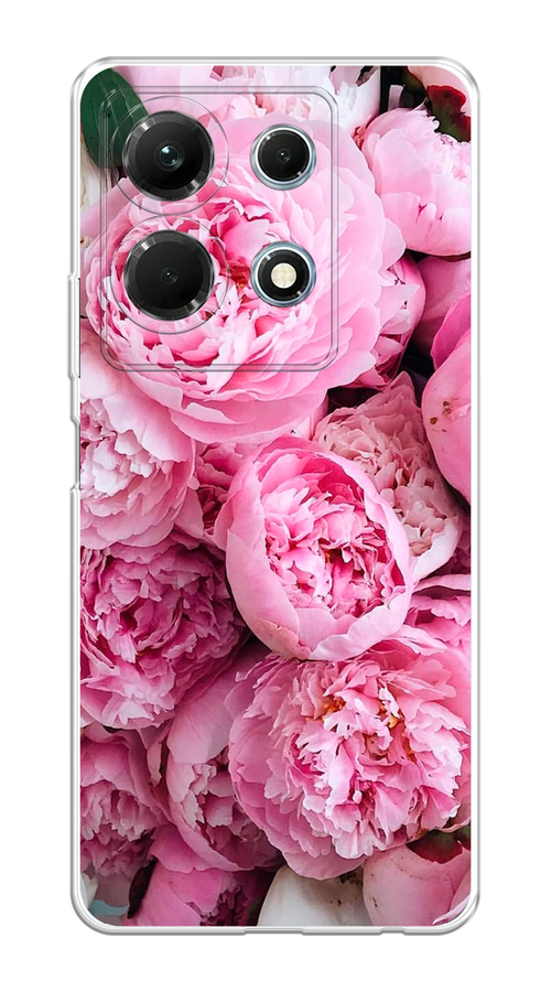 

Чехол на Infinix Note 30 4G "Розовые пионы", Бежевый;розовый, 3104650-2