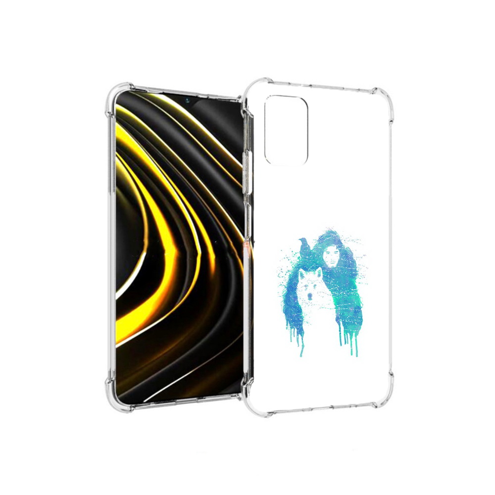 

Чехол MyPads Tocco для Xiaomi Poco M3 джон сноу (PT156204.280.323), Прозрачный, Tocco