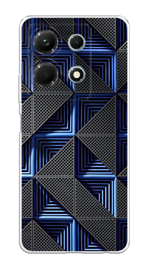 

Чехол на Infinix Note 30 4G "IBM", Серый;синий, 3104650-3