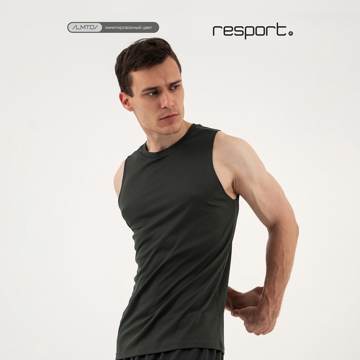 

Майка мужская Resport 1020 зеленая XXL, Зеленый, 1020