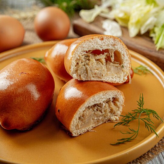 

Пирожок ВкусВилл с капустной начинкой 50 г