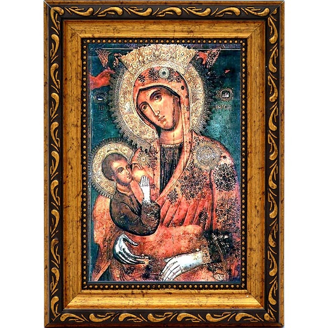

Млекопитательница. Копия старинной Афонской иконы Божьей Матери.