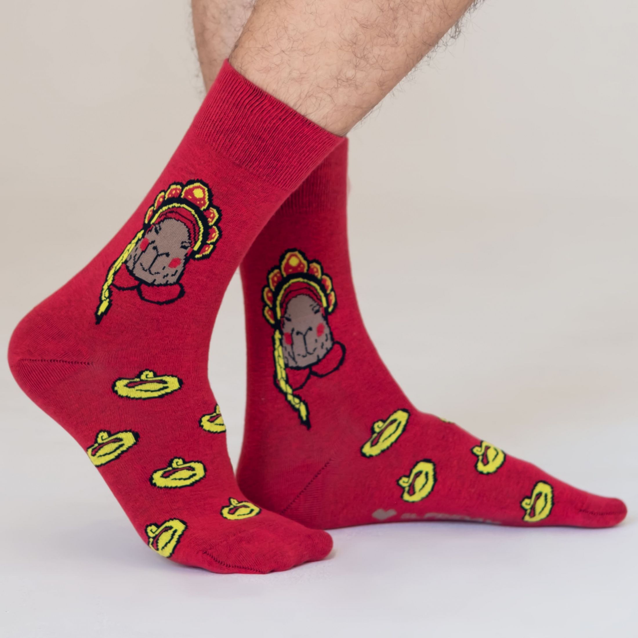 

Носки унисекс St. Friday Socks GR-1385-11/08/01 красные 42-46, Красный, GR-1385-11/08/01