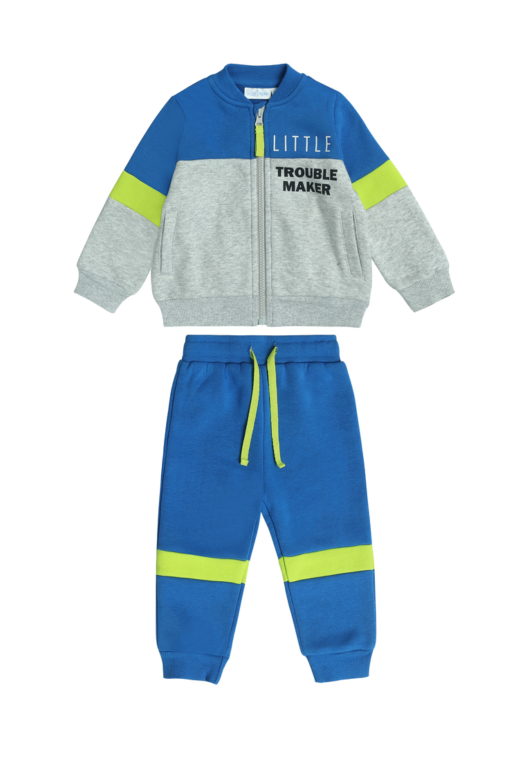 

Костюм детский Kari baby AW23B07503509, синий, серый, 74, AW23B07503509