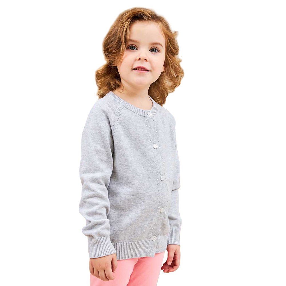 

Кардиган детский Me&We KG216-K201-185, серый, 104, KG216-K201-185