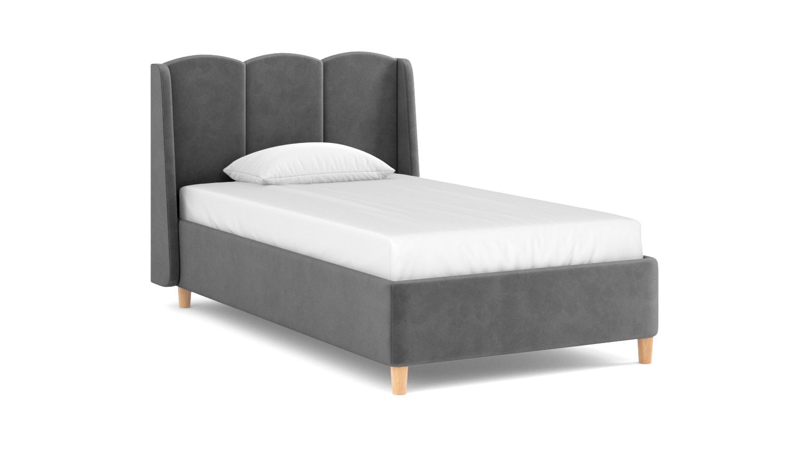 

Кровать Askona Milora Sky Velvet 16 090х200, Серый
