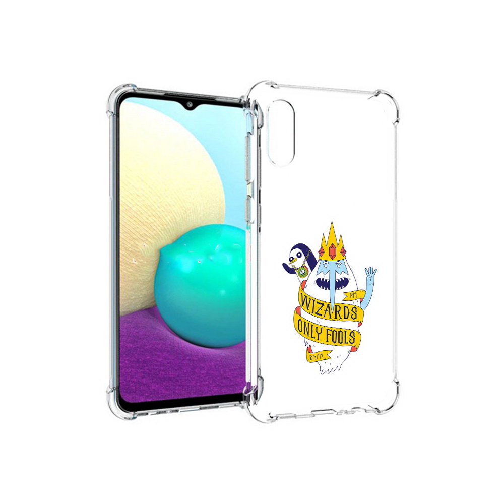 

Чехол MyPads Tocco для Samsung Galaxy M02 время приключений снежный король, Прозрачный, Tocco