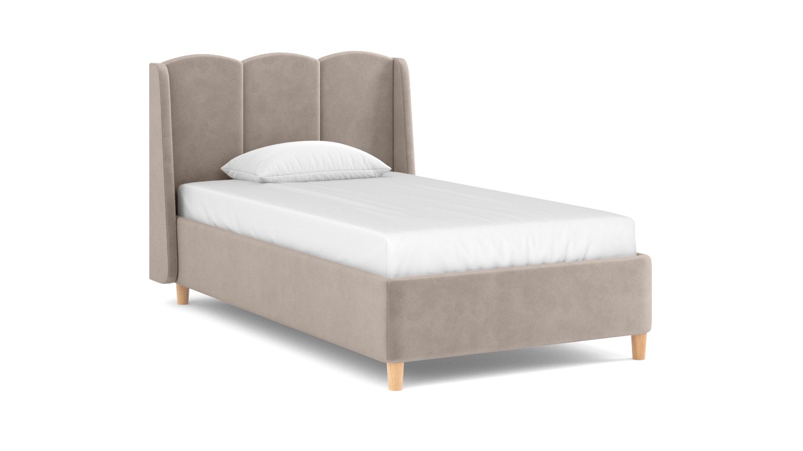 

Кровать Askona Milora Sky Velvet 03 090х200, Серый