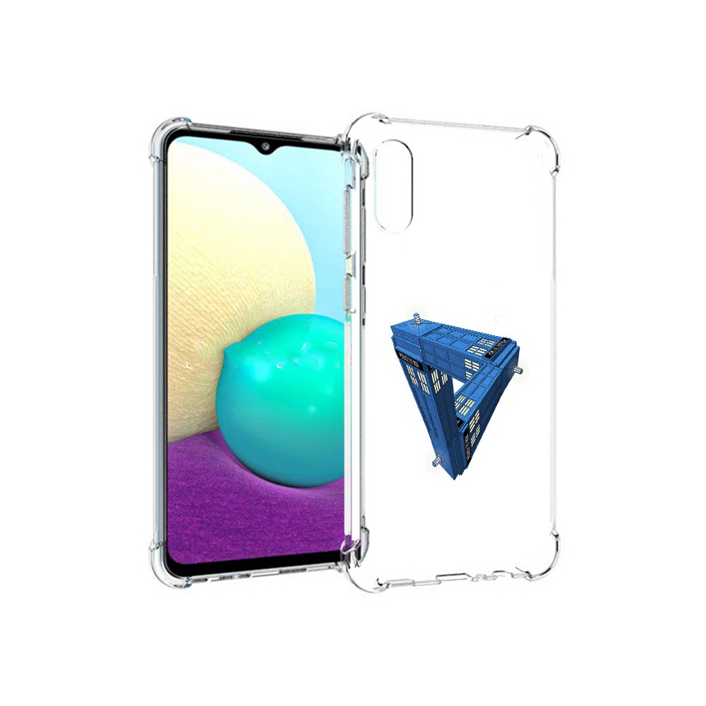 

Чехол MyPads Tocco для Samsung Galaxy M02 головолока абстракция (PT157689.478.291), Прозрачный, Tocco