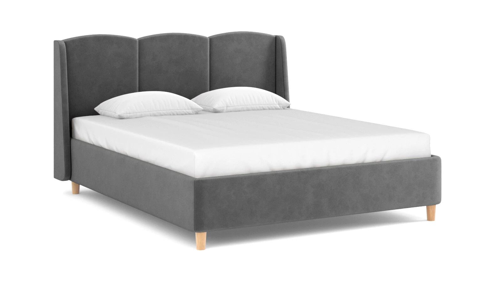 

Кровать Askona Milora Sky Velvet 16 160х200, Серый