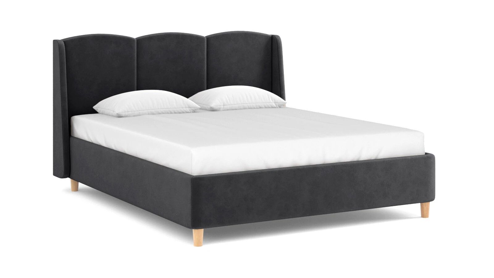 

Кровать Askona Milora Sky Velvet 38 160х200, Серый