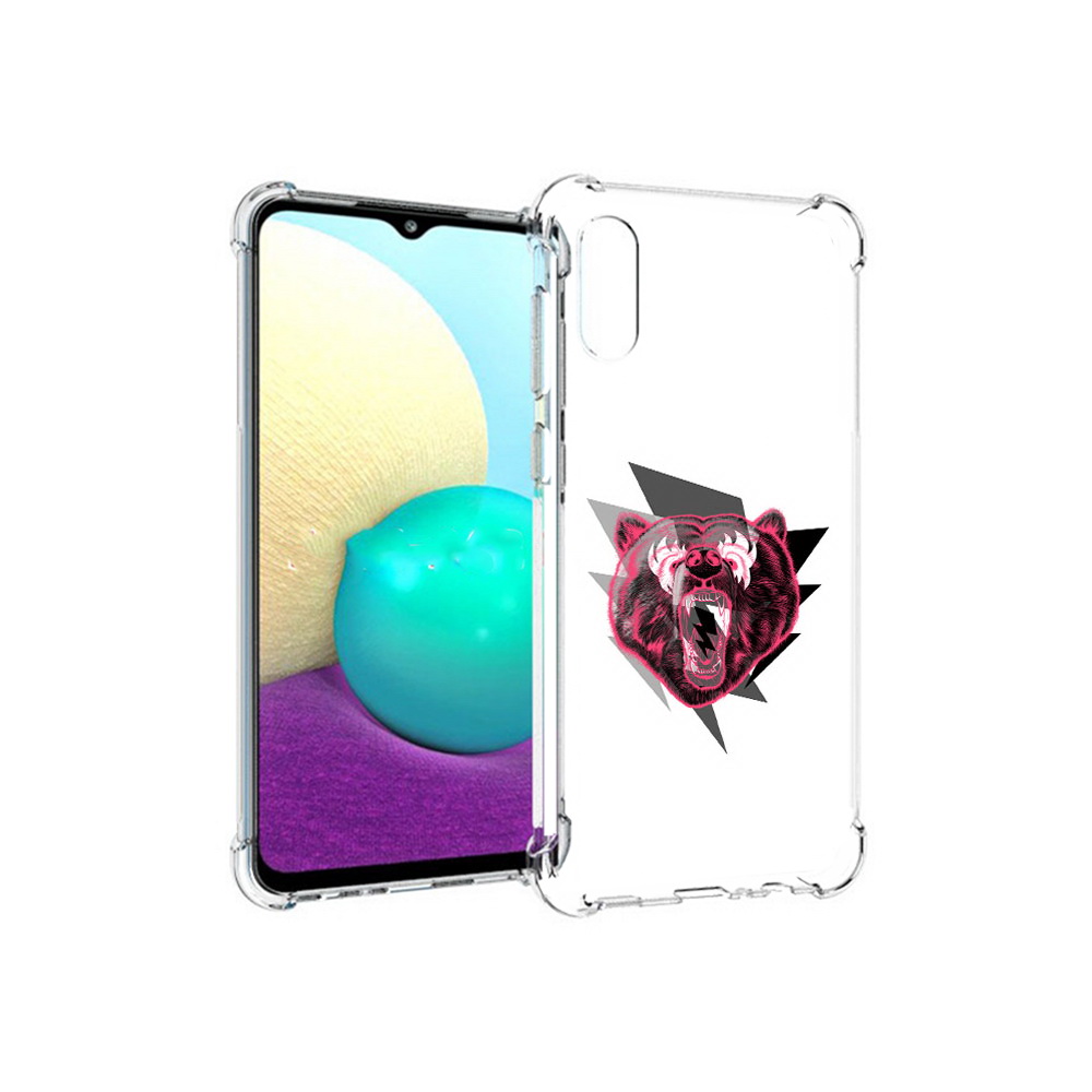 

Чехол MyPads Tocco для Samsung Galaxy M02 грозовой медведь (PT157689.478.301), Прозрачный, Tocco