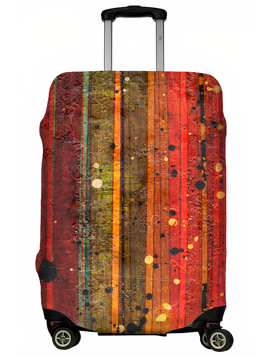 фото Чехол для чемодана lejoy lj-case-291 разноцветные доски m