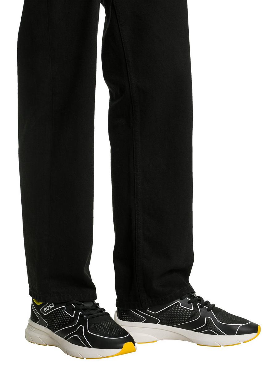 

Кроссовки мужские BOSS 001400202 черные 46 EU, Черный, 001400202