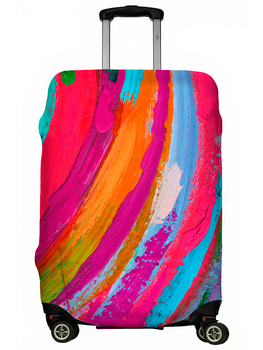 фото Чехол для чемодана lejoy lj-case-296 разноцветные кисти m
