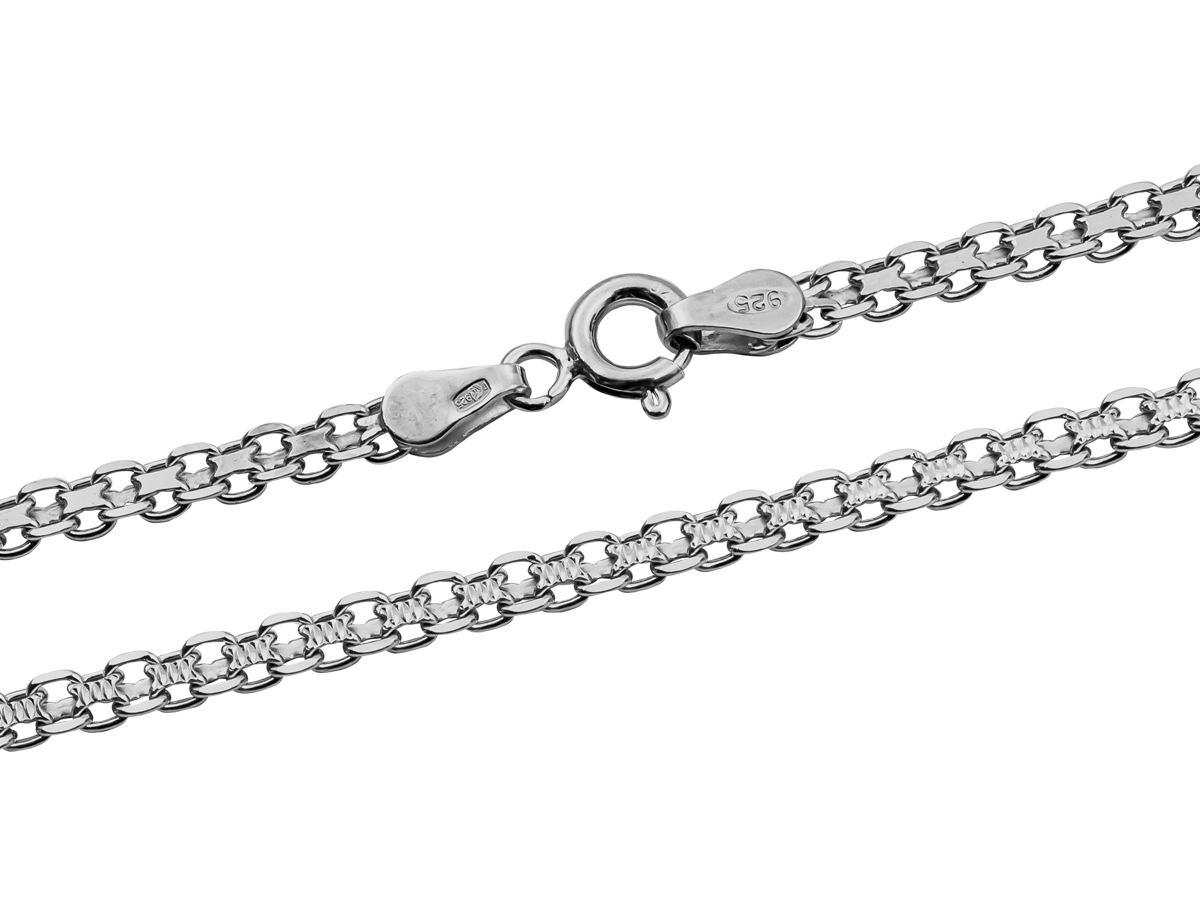 

Цепочка из серебра 50 см Мастерская Алёшиных С33.124.08.15, С33.124.08.15