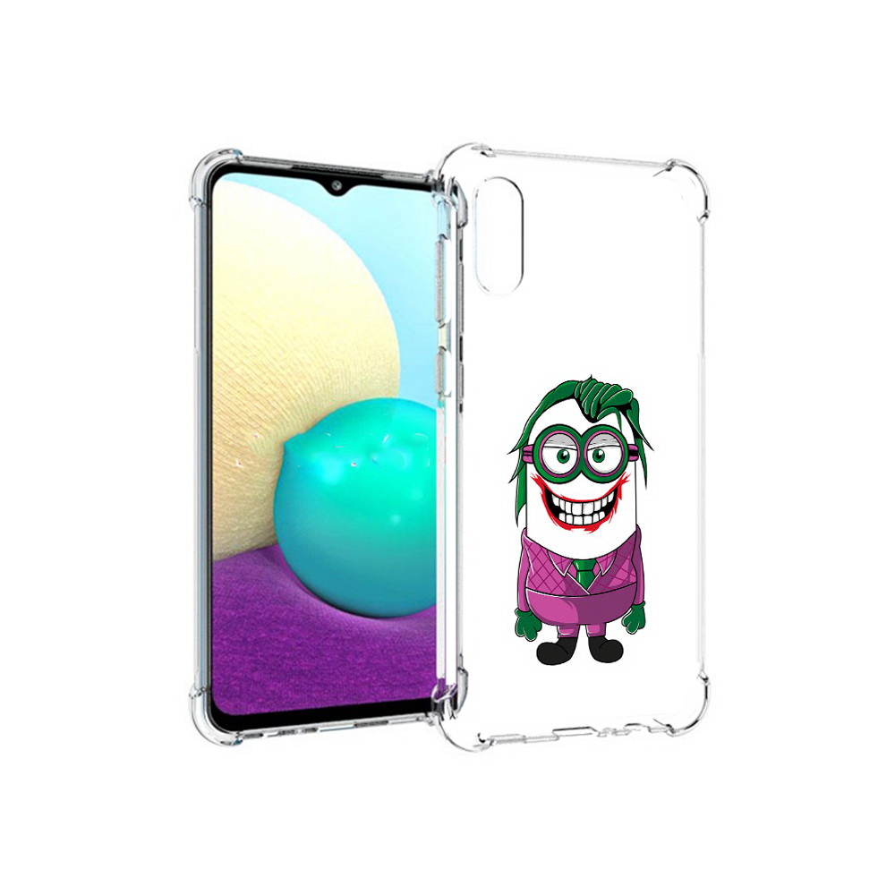 

Чехол MyPads Tocco для Samsung Galaxy M02 джокер миньон (PT157689.478.322), Прозрачный, Tocco