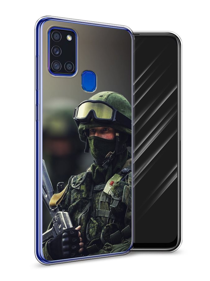 

Чехол Awog на Samsung Galaxy A21s / Самсунг A21s "Солдат", Разноцветный, 2100250-5