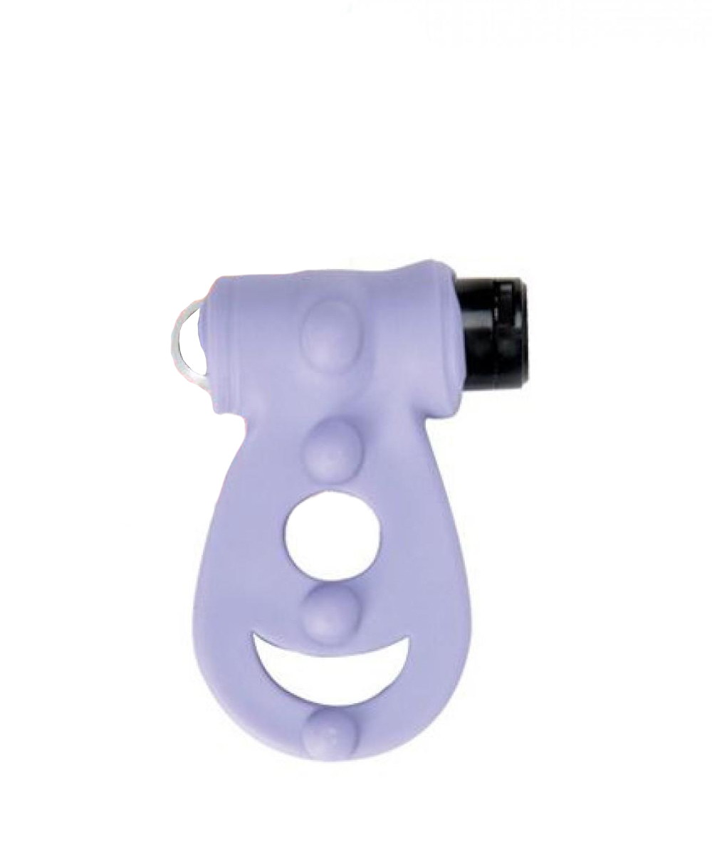 фото Эрекционное кольцо topco sales с подхватом и вибрацией the 3-way фиолетовый