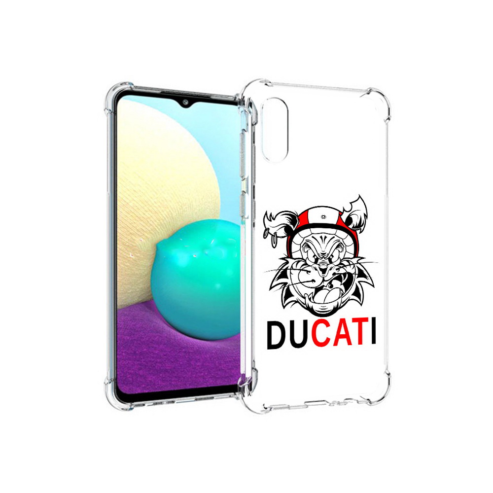 

Чехол MyPads Tocco для Samsung Galaxy M02 дукати (PT157689.478.339), Прозрачный, Tocco