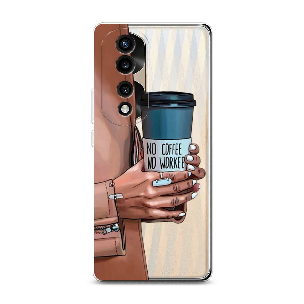 

Силиконовый чехол "No coffee" на Honor 70 Pro, 6108350-7