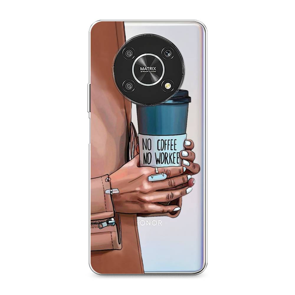 

Чехол Awog на Honor X9 4G/Magic4 Lite 4G "No coffee", Разноцветный, 6108650-7
