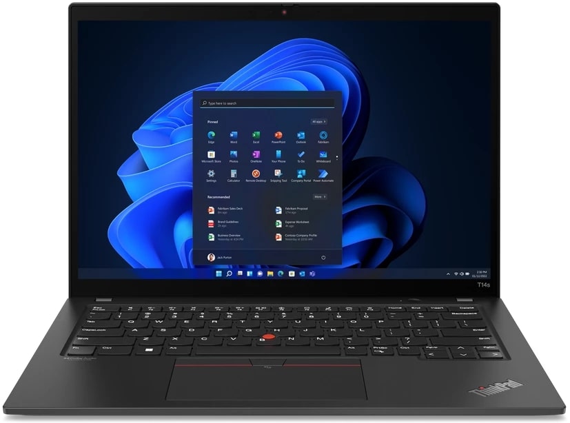 Ноутбук Lenovo ThinkPad T14s Gen 3 черный (21BR0067AU)