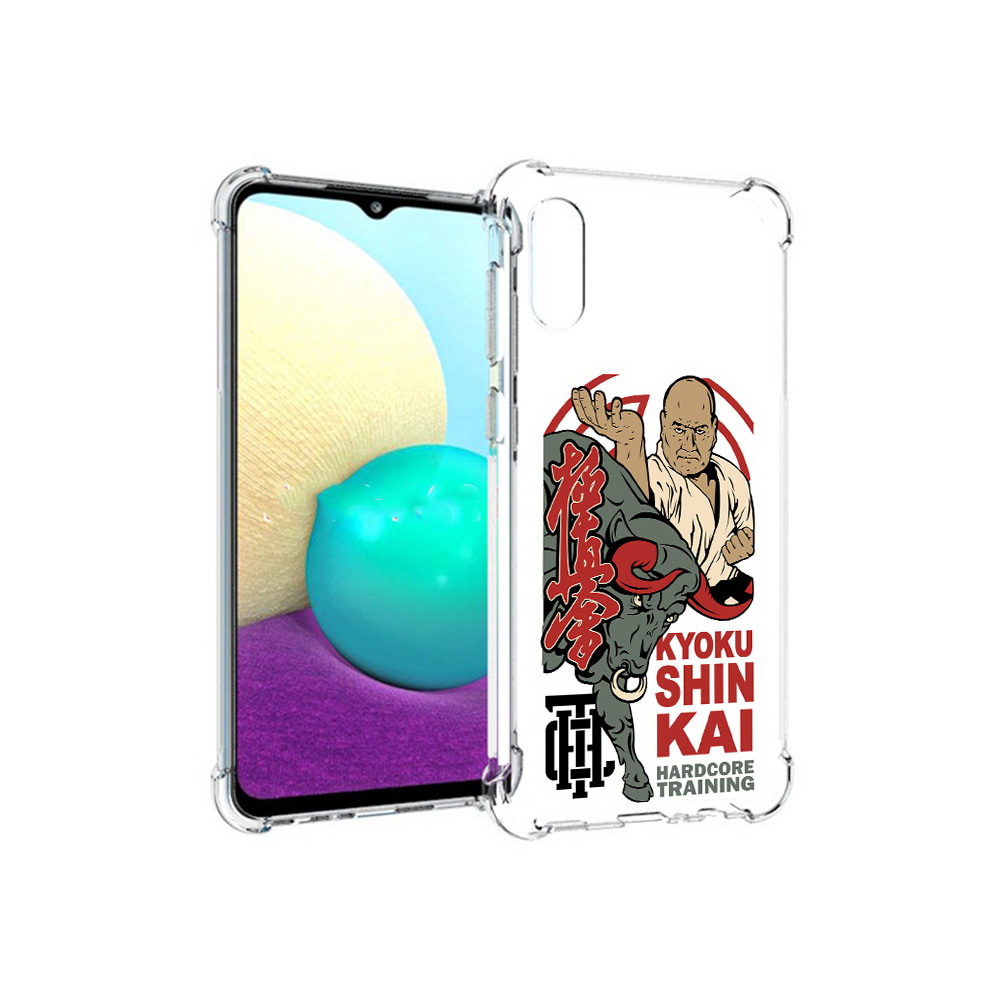 

Чехол MyPads Tocco для Samsung Galaxy M02 единоборства рисунок (PT157689.478.343), Прозрачный, Tocco