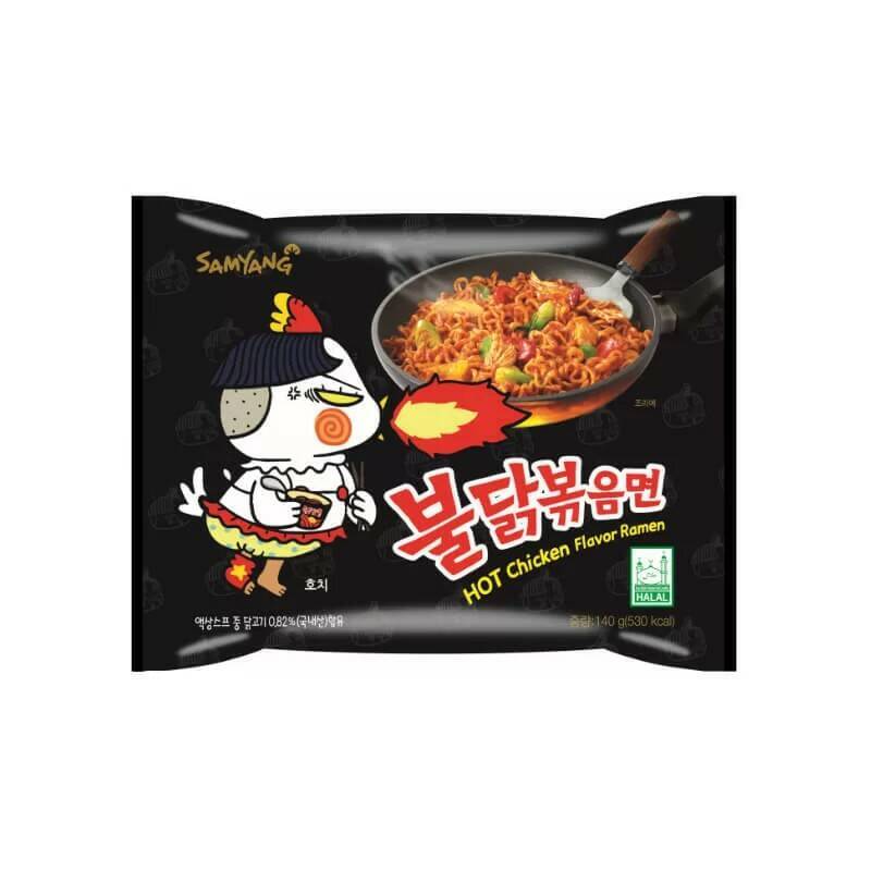 Лапша быстрого приготовления Samyang Hot Chicken Flavor Ramen, 140 г NoBrand