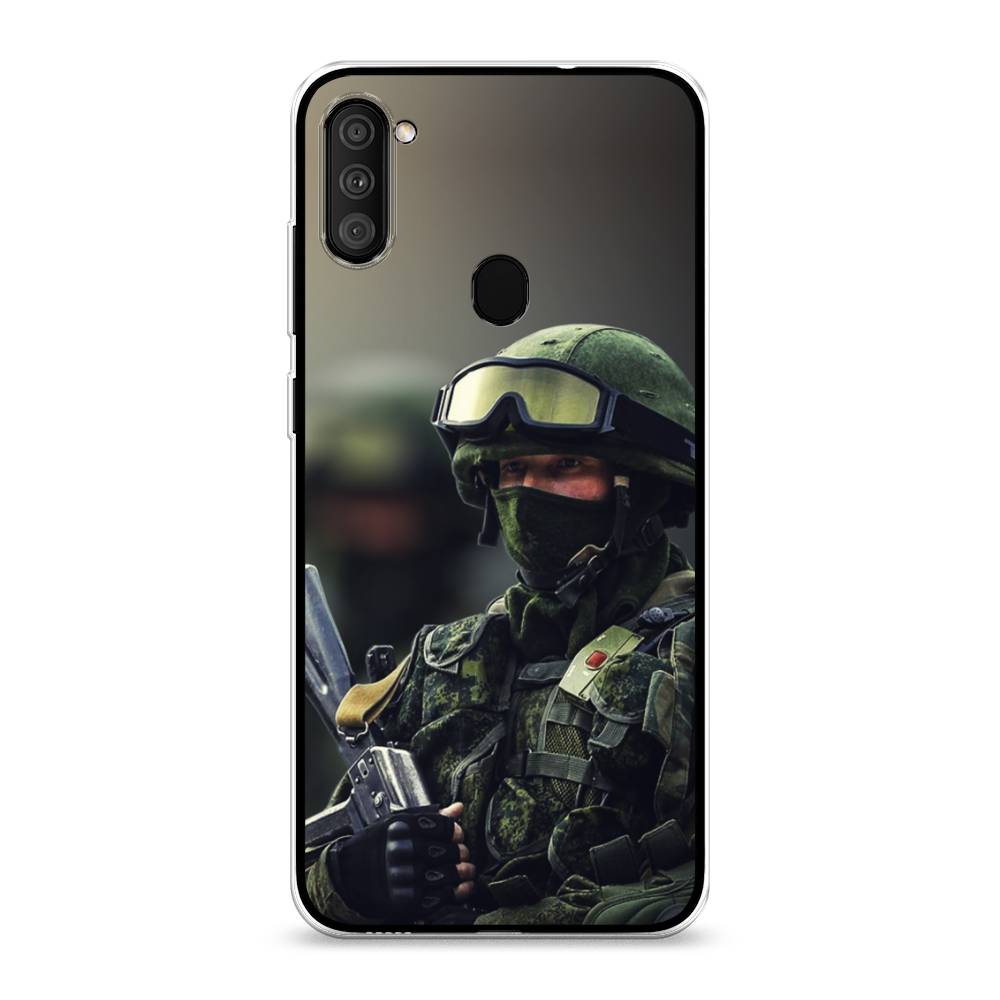 

Чехол Awog на Samsung Galaxy M11 / Самсунг M11 "Солдат", Разноцветный, 2100650-5