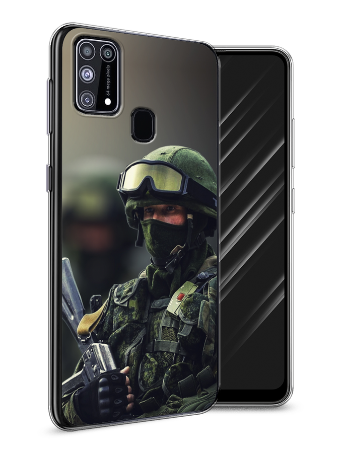 

Чехол Awog на Samsung Galaxy M31 / Самсунг M31 "Солдат", Разноцветный, 2100750-5