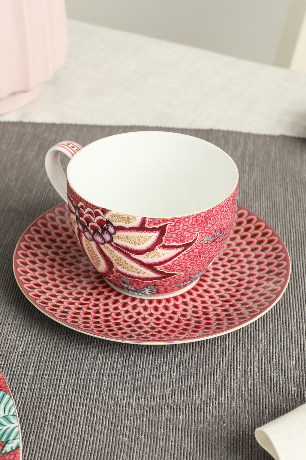 Чашка с блюдцем 280 мл Pip Studio темно-розовый фарфор 51.004.145
